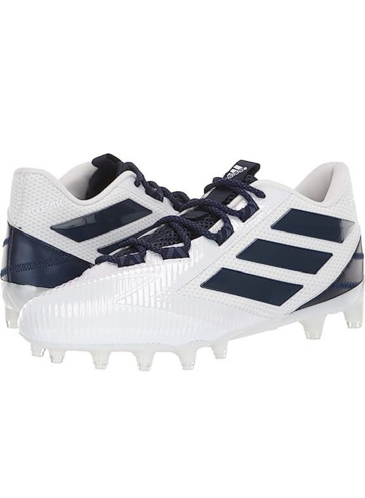 BRAND NEW Adidas FREAK Navy Blue & White Football Cleats US Men’s Size 11.5