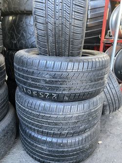 225/50/16 NANKANG 4 Tires 70% Life 