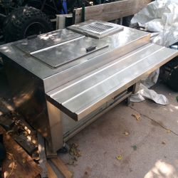 Stainless, Cook Prep Table And Cooler