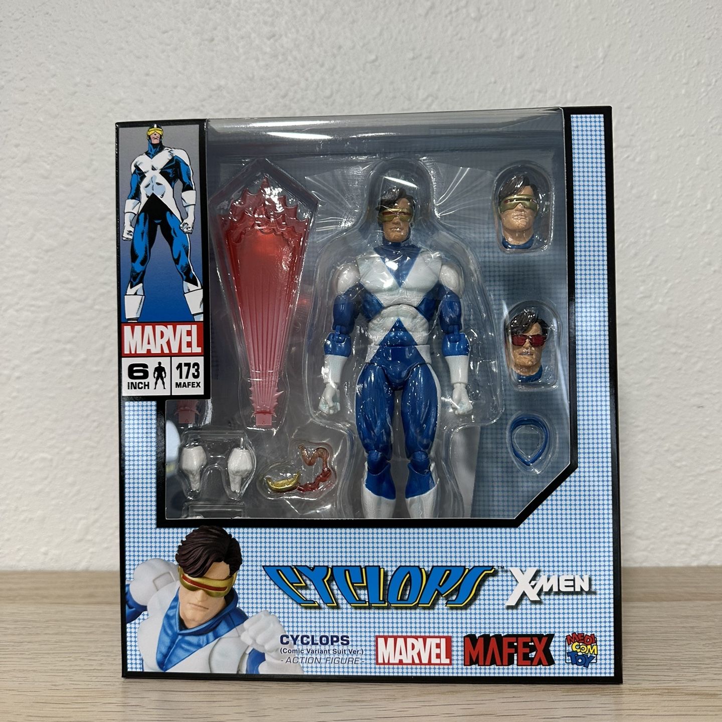 Mafex Cyclops 173 comic variant suit ver figure X-men NEW - Action