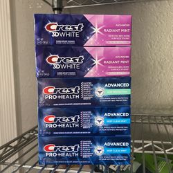 Crest Toothpaste $8 For All