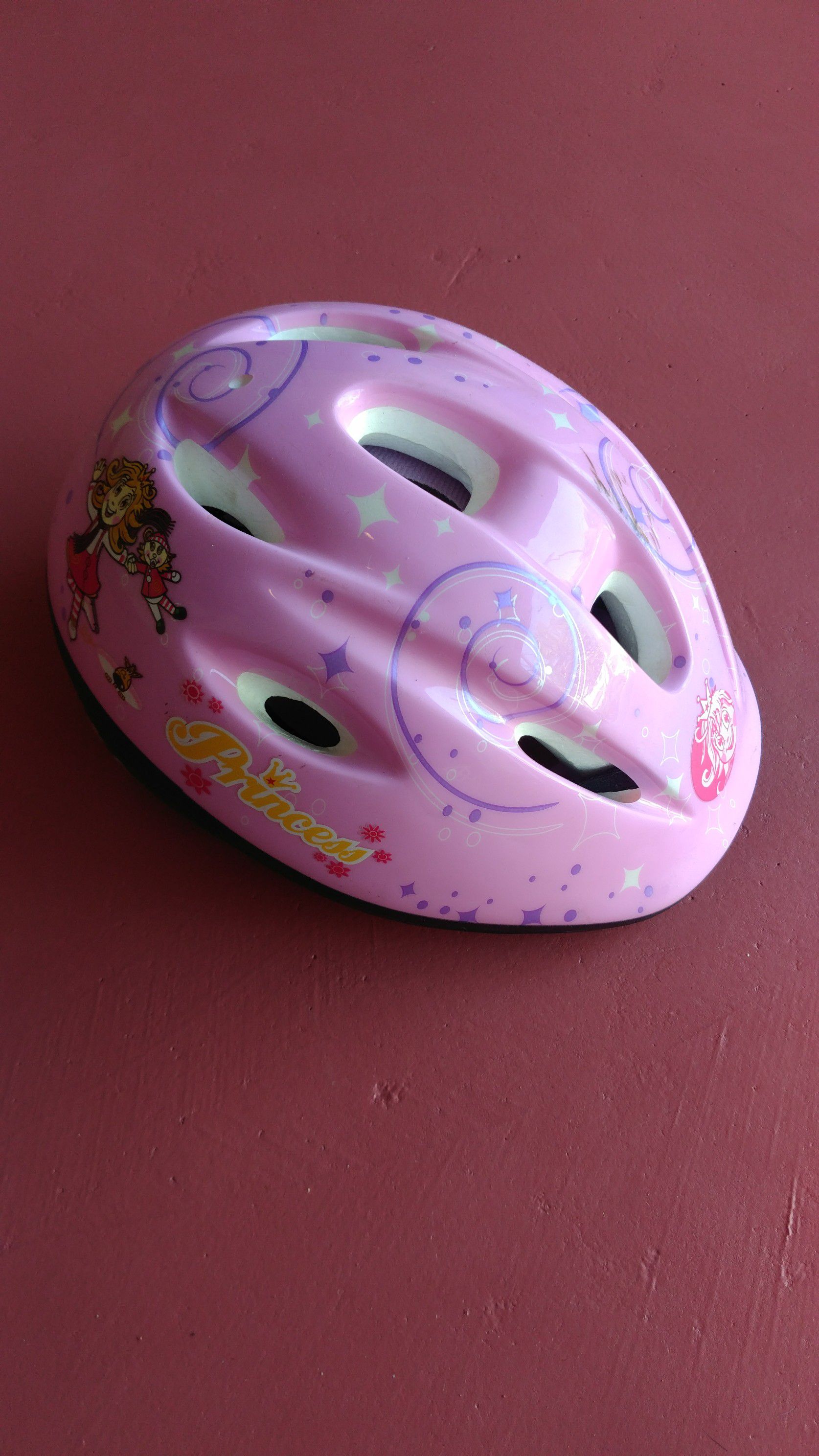 Bicycle helmet for girls