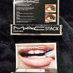 MAC MINI LIP GLOSS/ MINI MASCARA 