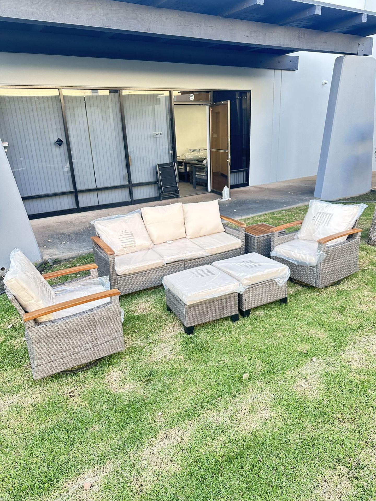 6pc Outdoor Patio Furniture Set