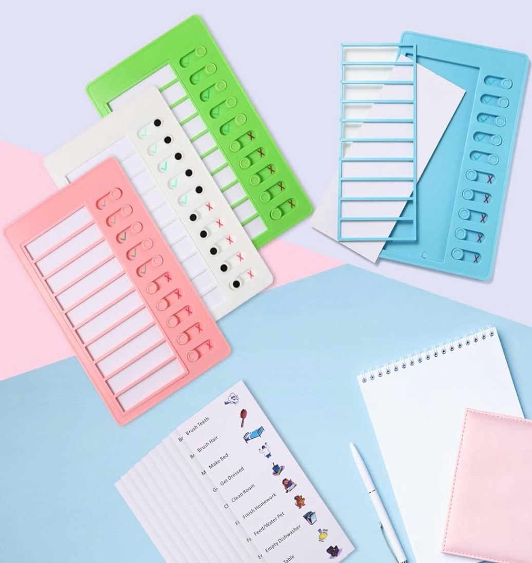Writable Reusable Chore Chart (Set Of 4)