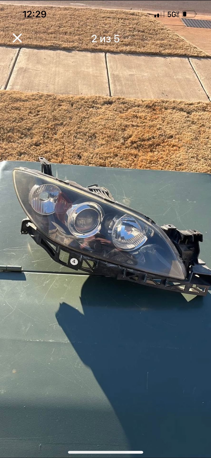 2004-2009 MAZDA 3 Passenger Right Headlight Sedan Halogen