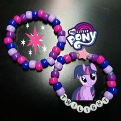 My Little Pony: Twilight Sparkle Bracelet Set (Handmade)