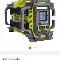 RYOBI ONE+ 1800-Watt Power Station Battery Inverter Push Button Battery Generator/8-Port Charger with (4) 6.0 Ah Batteries 695$ Pick up Phoenix 43rd a