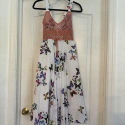 Womens Summer Butterfly Dress 