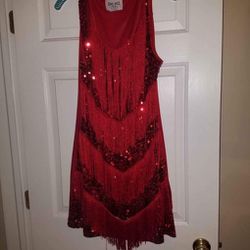 X Large Flapper Dress With Shorts