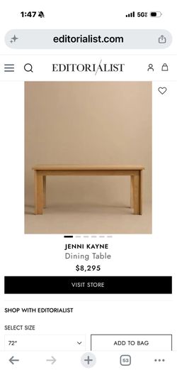 JENNI KAYNE DINING TABLE