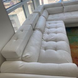 White Sectional