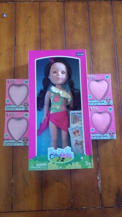 New girls doll toy lot & LOL bath bombs with surprises inside birthday gift Easter basket filler 🎁🐇