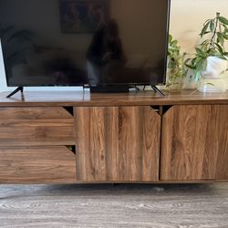 Mid-Century Modern TV Cabinet Credenza