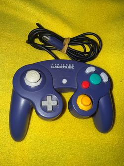 Nintendo GameCube Wired Controller Indigo (DOL-003) CLEAN! TESTED!!!