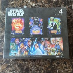 Star Wars 4 Puzzles Panoramic 