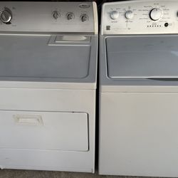 Whirlpool Dryer Gas $175/ Newer Kenmore Washer $260