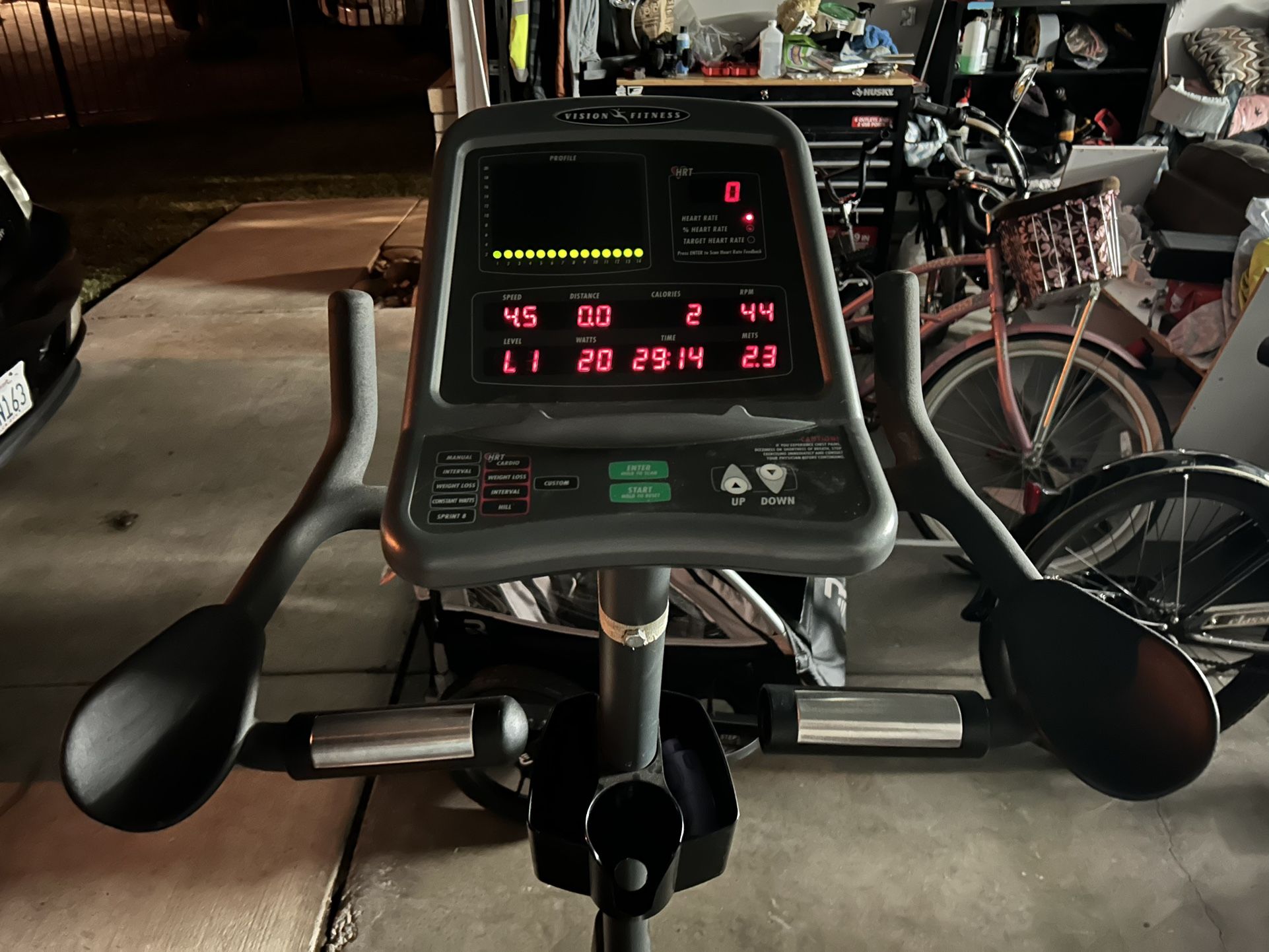 vision fitness hrt e3600 price