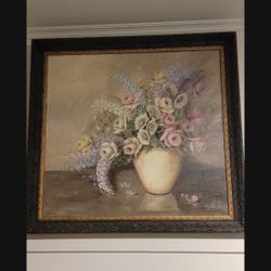 Helen David Painting With Frame