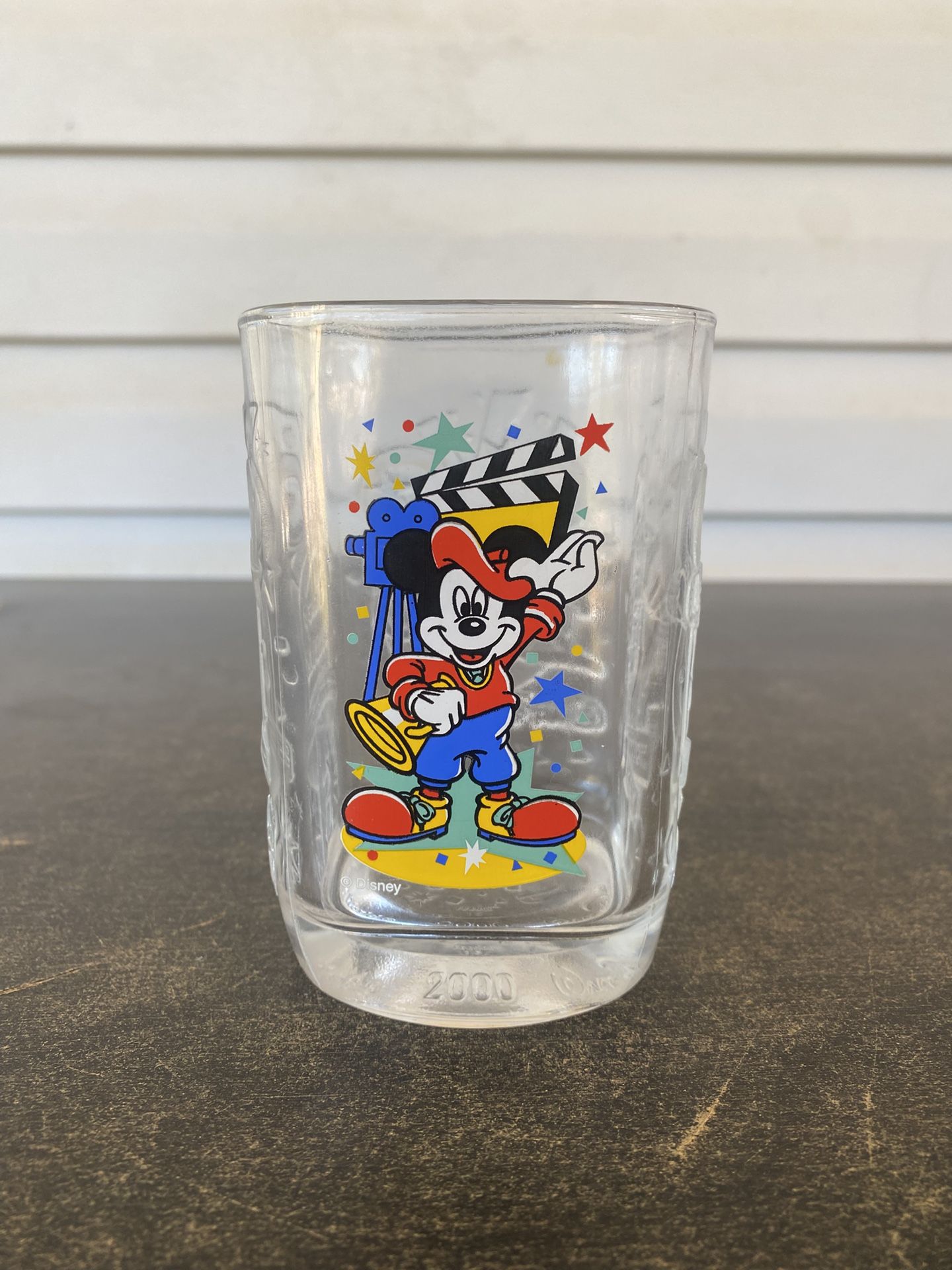 MCDONALD'S DISNEY WORLD 2000 CELEBRATION GLASS ~ HOLLYWOOD STUDIOS