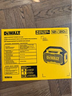 DeWalt Bluetooth Speaker