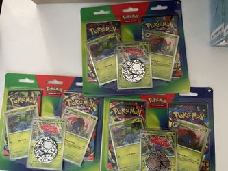 Lot Of 3 Pokemon Mega Evolution 2Pack Blister Pack Oddish Gloom Vileplume Promo