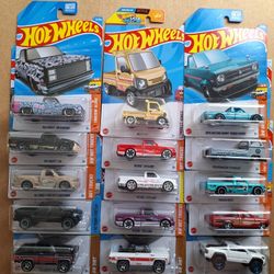 Hot Wheels Trucks Chevy C10 GMC Syclone FORD SVT F150 LIGHTNING 