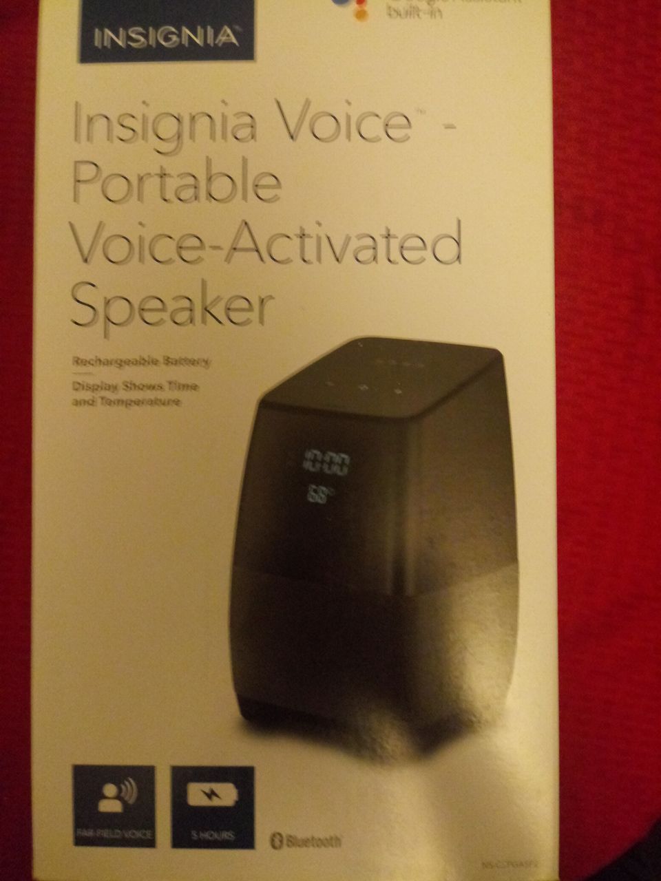 Insignina Google Assistant Bluetooth speaker