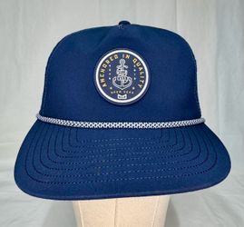 MELIN Coronado Anchored Hydro Roped Retro SnapBack Navy Blue Hat Cap