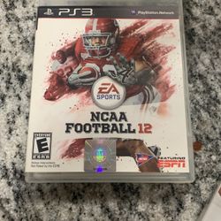 NCAA Football 12 For Ps3 