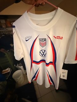 USMNT x VAA Nike 2026 Dri-FIT Pre-Match Top - White Size Medium