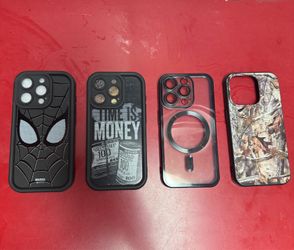 Fundas para iPhone 15 pro 5 cada una