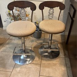 2 Bar Stool Chairs 