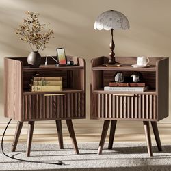 Set of 2 nightstands new