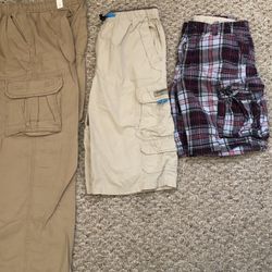 Boys Clothes - Cargo Shorts And Cargo Pants Size 12 