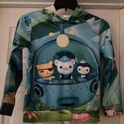 Octonaut 3D Hooded Long Sleeve Pull Over Sweatshirt