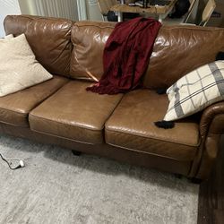 Leather Couch 