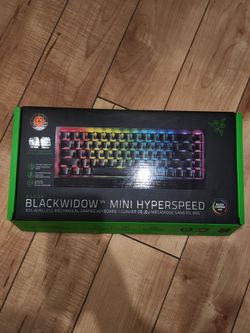 Razer Blackwidow mini hyperspeed gaming keyboard