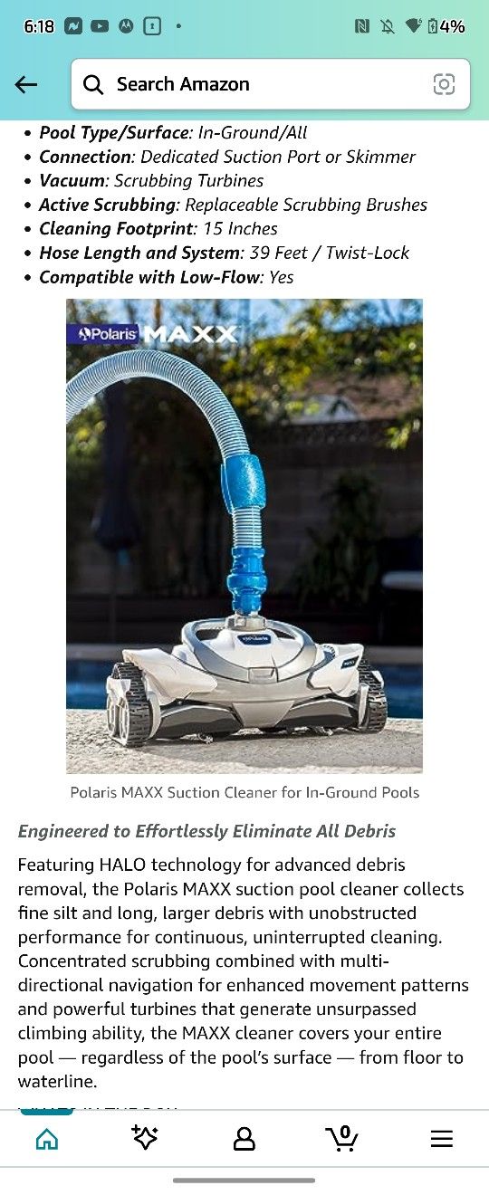 Polaris Maxx Pool Cleaner