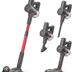 NEQUARE Cordless Vacuum Cleaner, 175W Stick Vacuum Cleaner with Self-Standing, Root Cyclone Technology, 40mins Long Runtime, Lightweight Multi-Surface