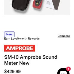 SM-10 Amprobe Sound Meter