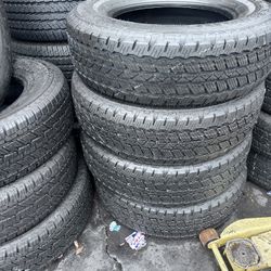 Set Of Four Used 255/70R18 Brand Bridgestone $300
