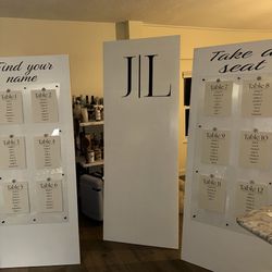 Wedding Signage / Seating Chart