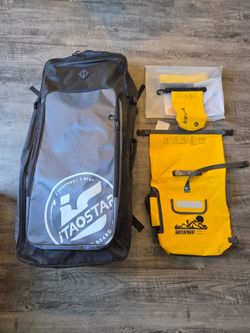 NEW - Inflatable Paddleboard + Full Accs Kit + 30L Dry Bag