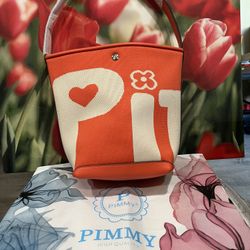 Pimmy Tote Bag Leather Trim 