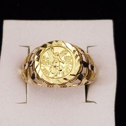 10kt Gold 50 Pesos Coin Ring