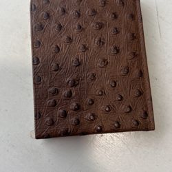 Rolf’s Ostrich Leather Mens Wallet