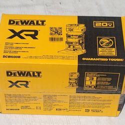 Brand New in Box, DeWalt DCW600B Cordless Compact Router (Tool only)