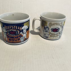 2 Vintage 1999 Campbells Soup/Coffee Mugs