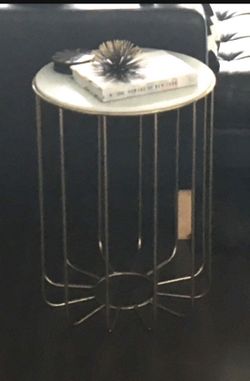 Marble /Brass Accent Table